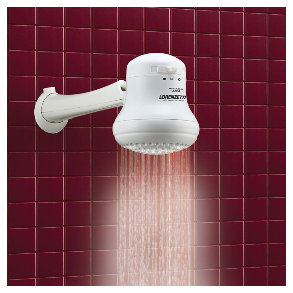 Chuveiro Lorenzetti Maxi Banho Elétrico 5500W 220V Branco