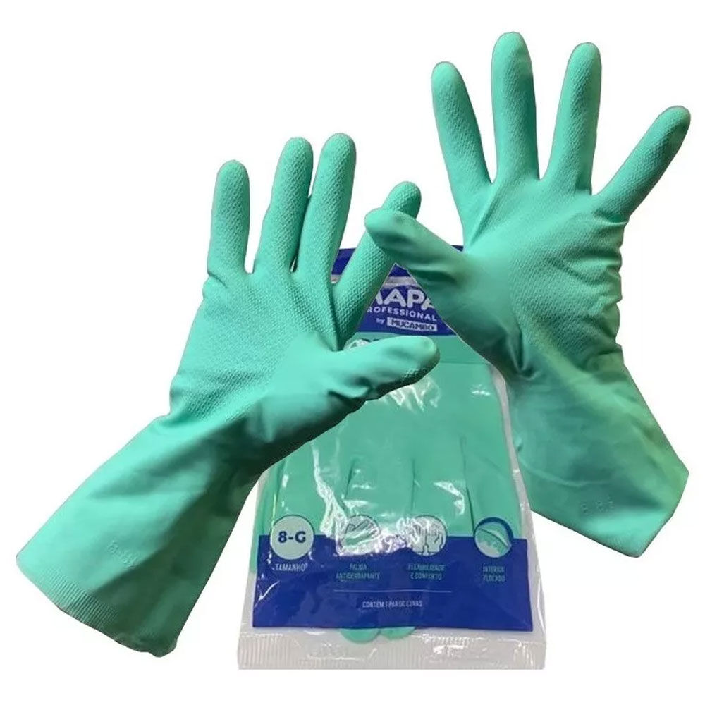 Luva Látex CA 2429 Verde Mucambo