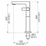 Torneira de Pia para Banheiro Sobrepor Trend Perflex