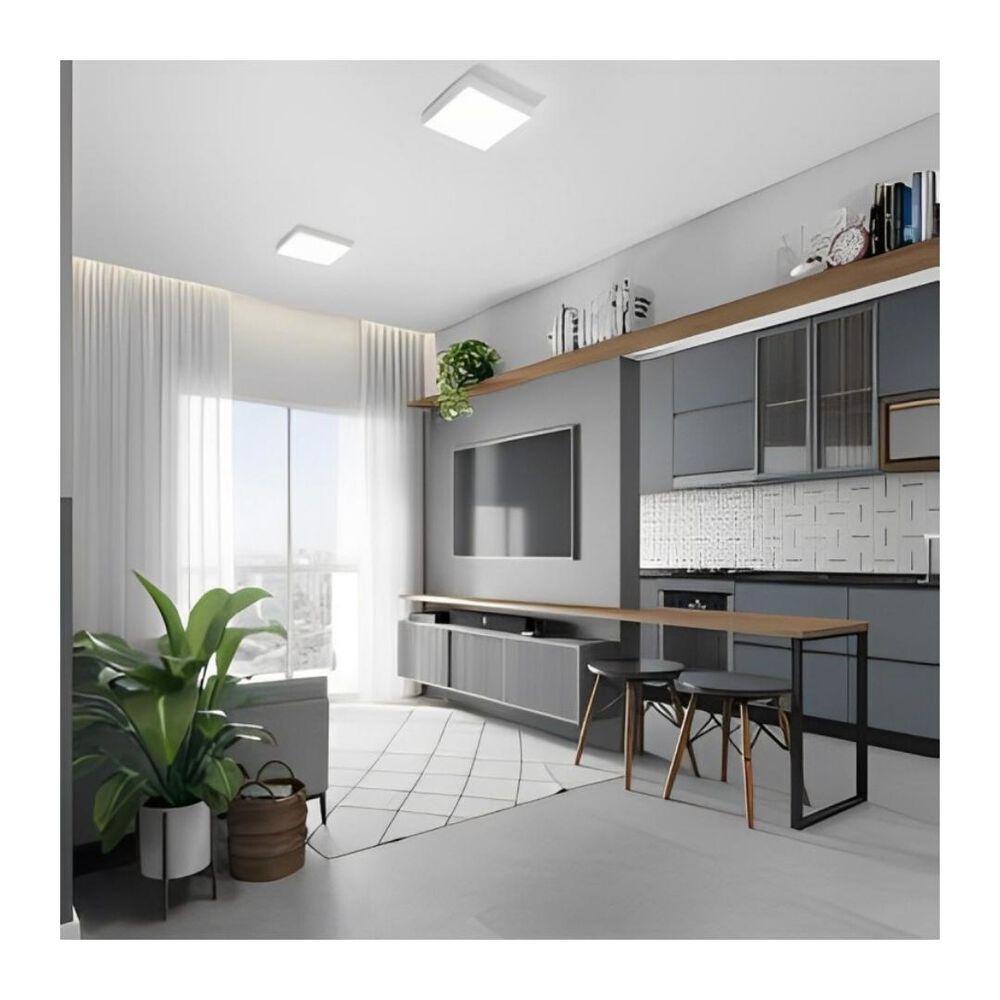 Painel Led Pop de Sobrepor Quadrado 30W 4000K Branco Avant