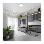 Painel Led Pop de Sobrepor Quadrado 30W 4000K Branco Avant