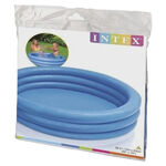 Piscina Inflável Infantil Cristal 132L Azul Intex