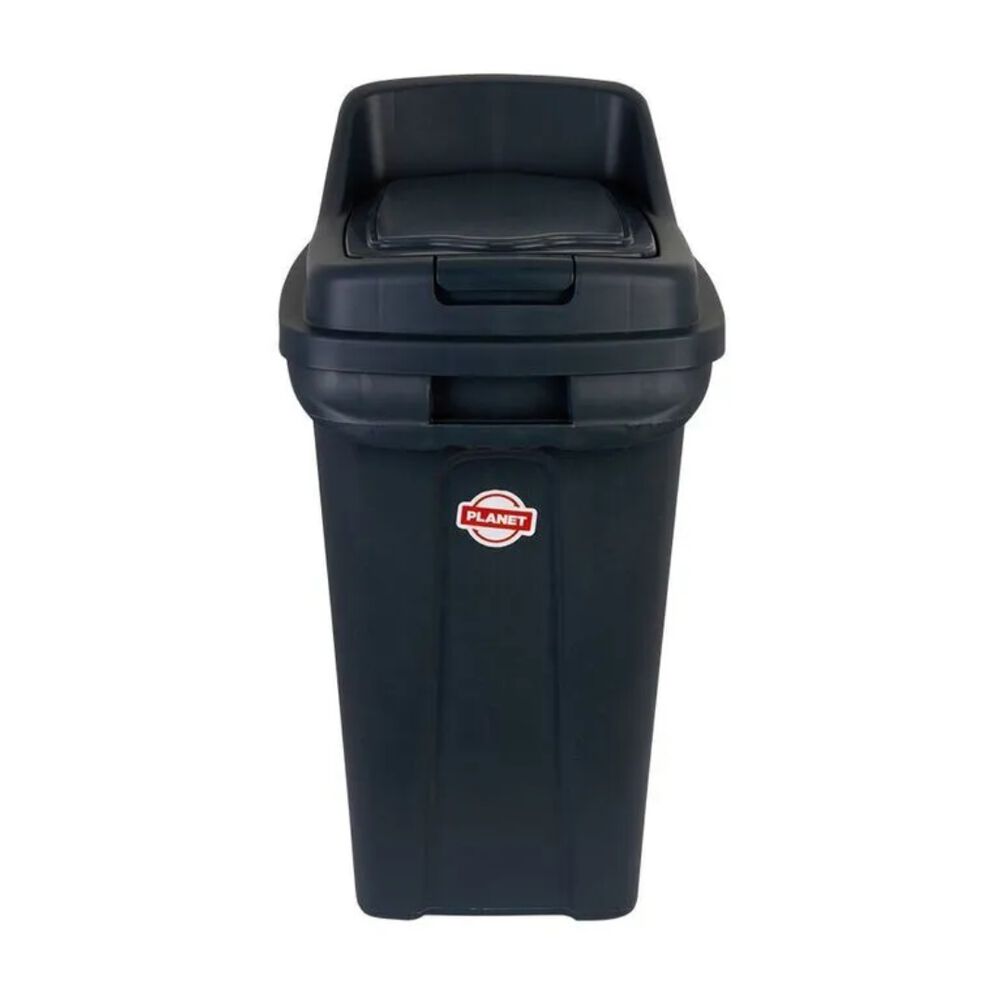 Lixeira Plástica com Tampa para Reciclagem 50L Casa&Ideia