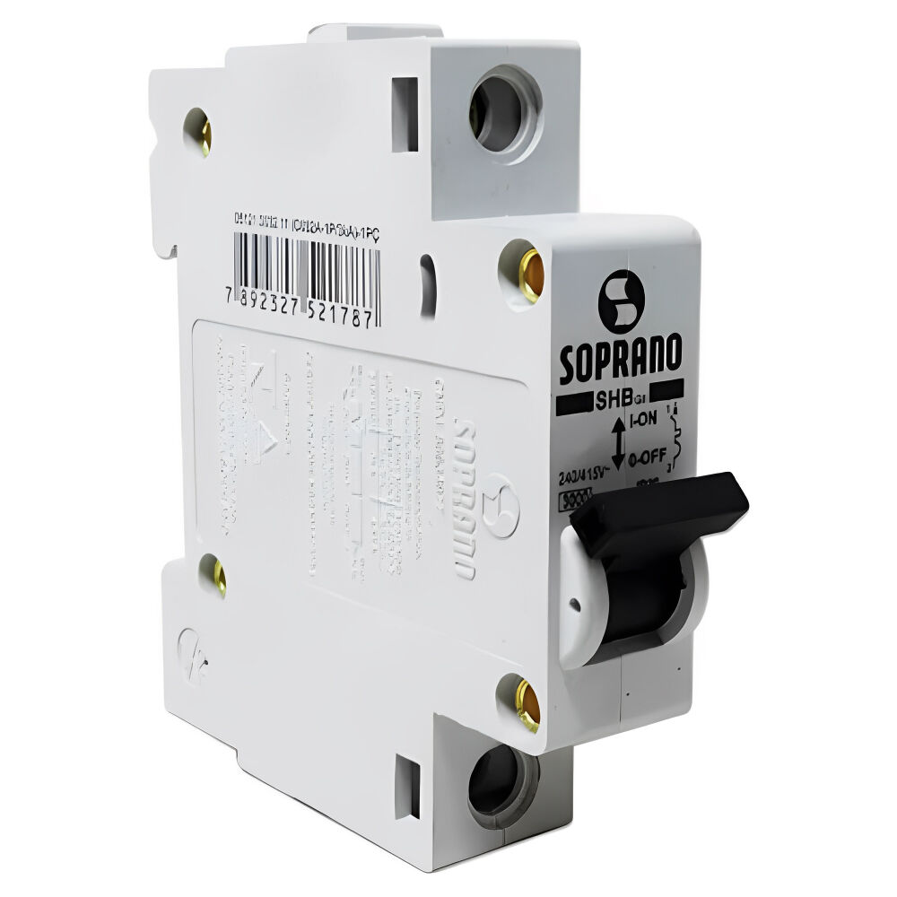 Mini Disjuntor Unipolar Curva C SHB1 GII Soprano