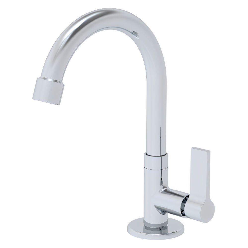 Torneira de Mesa para Lavatório com 1/4 de Volta 2190 C34 Cromado Metalplas