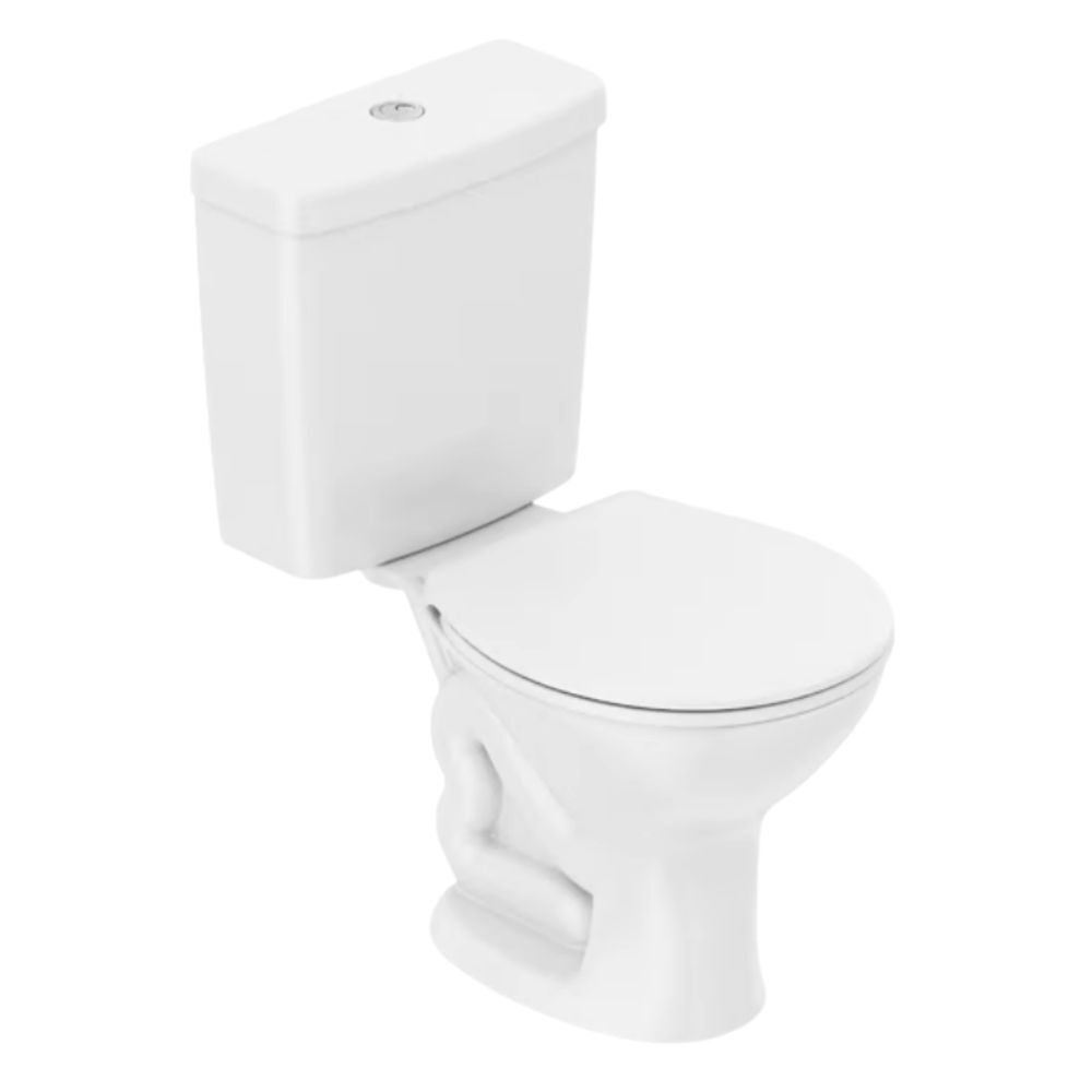 KIT Vaso Sanitário e Caixa Acoplada com Acessórios Saveiro Branco Celite