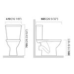 Vaso Sanitário para Caixa Acoplada Sabará Branca IP3600 Icasa