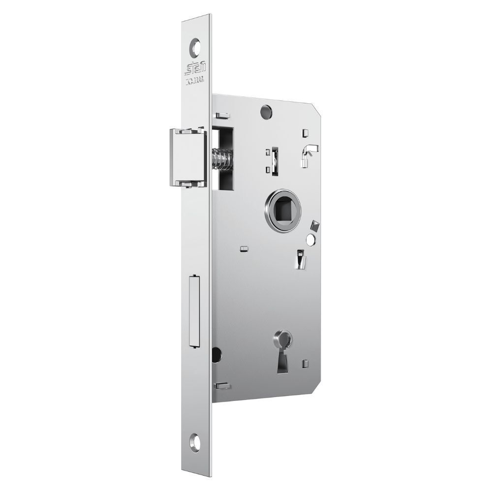 Fechadura Stam 813/03 Interna Acabamento Cromado - Espelho de Aço Inox