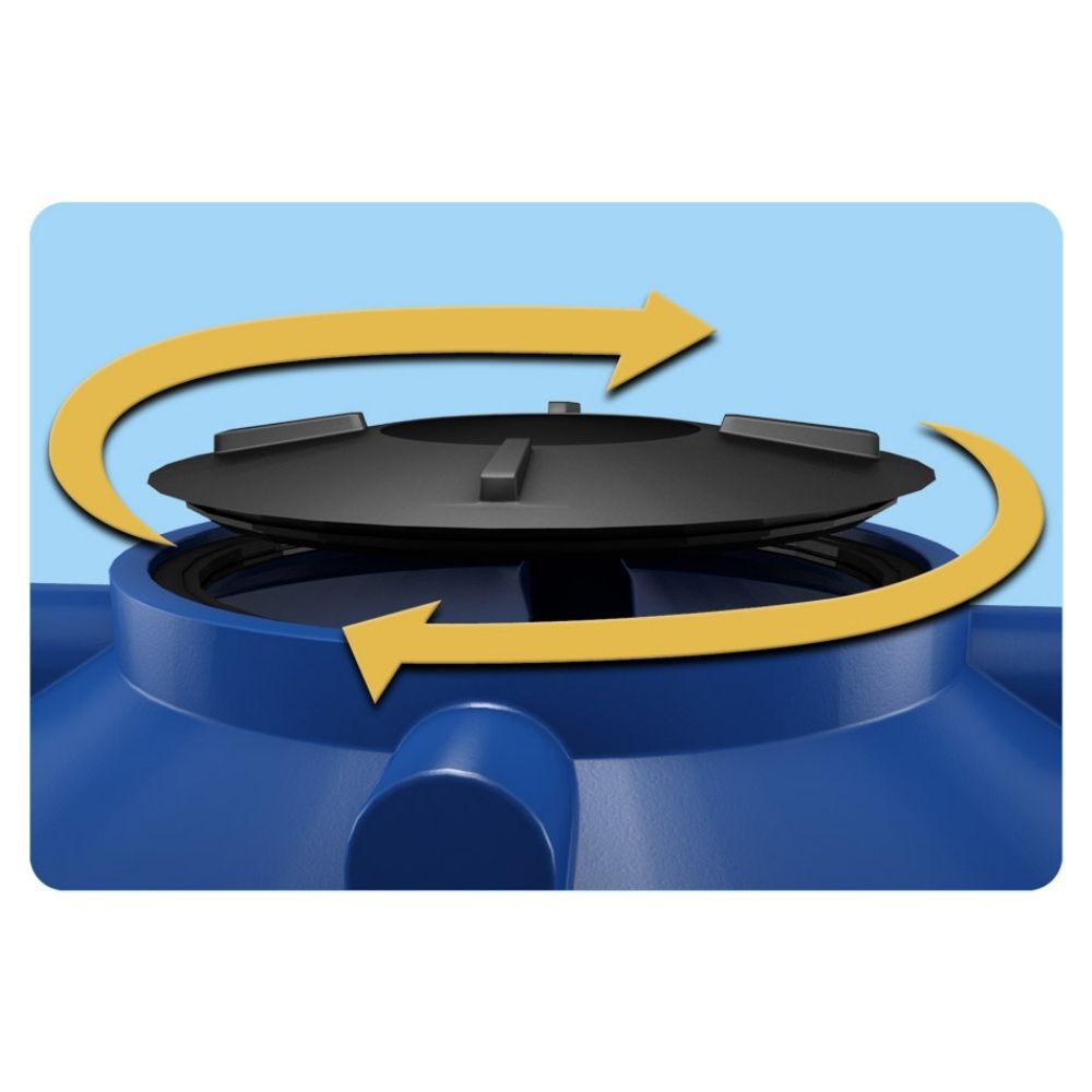 Tanque 1.000L de Polietileno Azul Fortlev