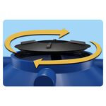 Tanque 1.000L de Polietileno Azul Fortlev