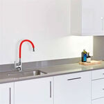 Misturador Monocomando de Mesa para Cozinha Color Flex  1/2'' Vermelho Addra