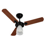Ventilador de Teto Marbela New 3 Pás Mogno/Preto Tron