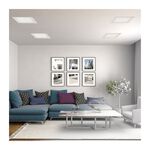 Painel LED de Embutir Quadrado 21,8x21,8cm 18W 6500K Bivolt Branco Blumenau Iluminação