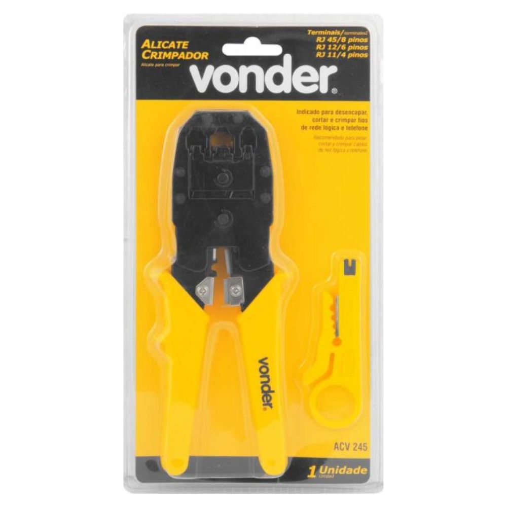 Alicate Crimpador ACV 245 Vonder
