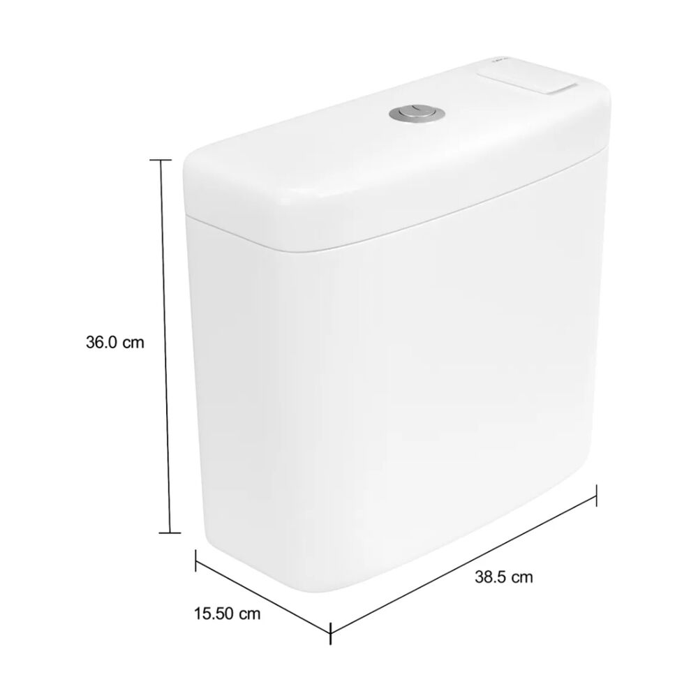 Caixa Acoplada Higienizadora Monte Carlo Branco Deca