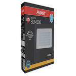 Refletor Led Slim100 3000K 100W Preto Avant