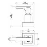 Acabamento Registro Base Deca 1.1/4" e 1.1/2" (Grande) Premier Perflex