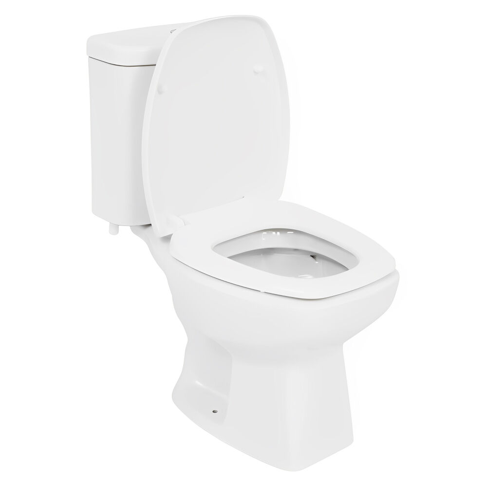 Kit Vaso Sanitário com Caixa Acoplada e Assento Thema Branco Incepa