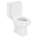 Kit Vaso Sanitário com Caixa Acoplada e Assento Thema Branco Incepa