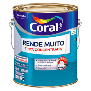 Tinta Acrílica Standard Fosco Rende Muito 3,2L Coral
