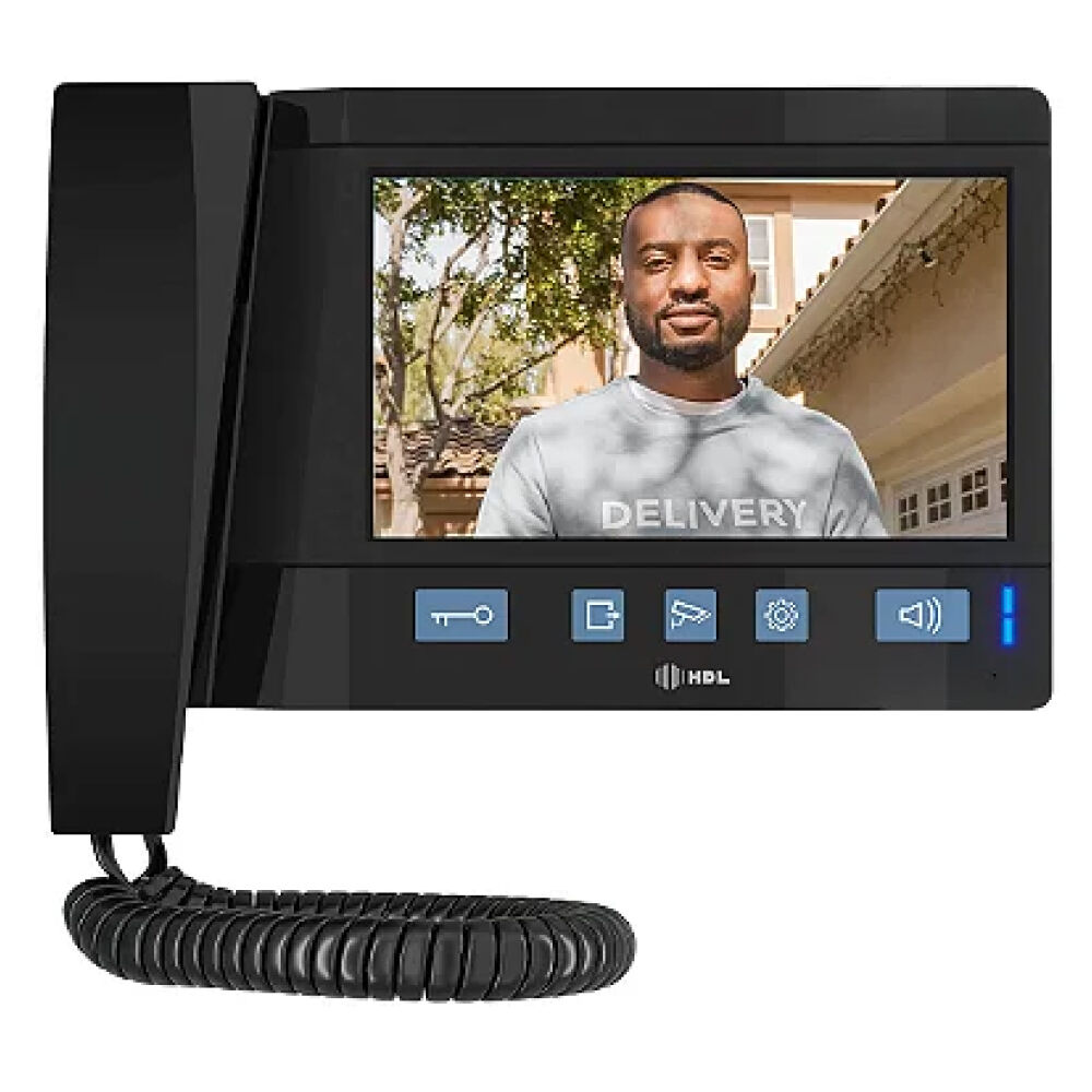 Monitor Extensão de Vídeo Série Advance 7" Fone e Viva-Voz Preto HDL