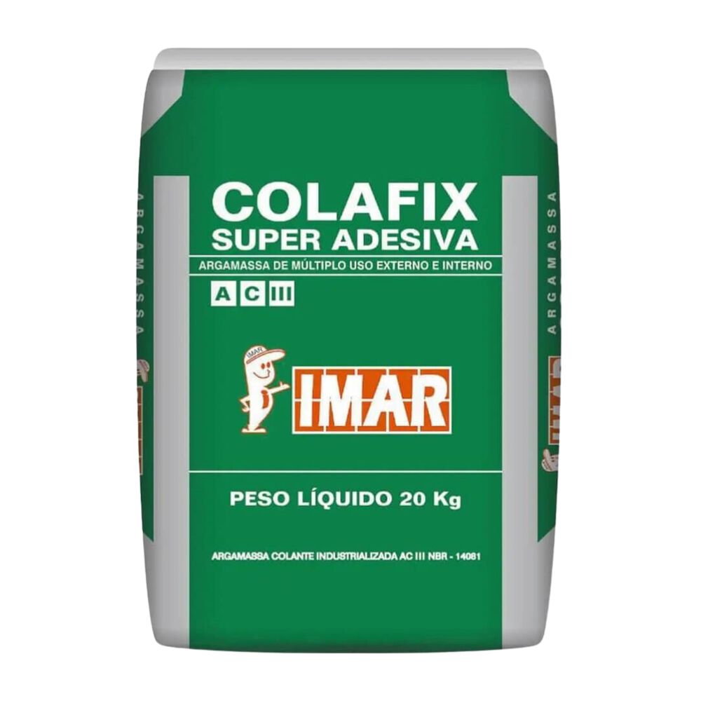 Argamassa ACIII Super Adesiva 20Kg Cinza Imar
