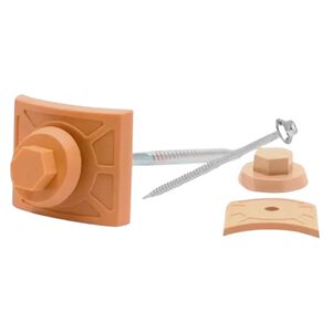 Kit Fixação de Telha Plan Marfim 20un. Afort