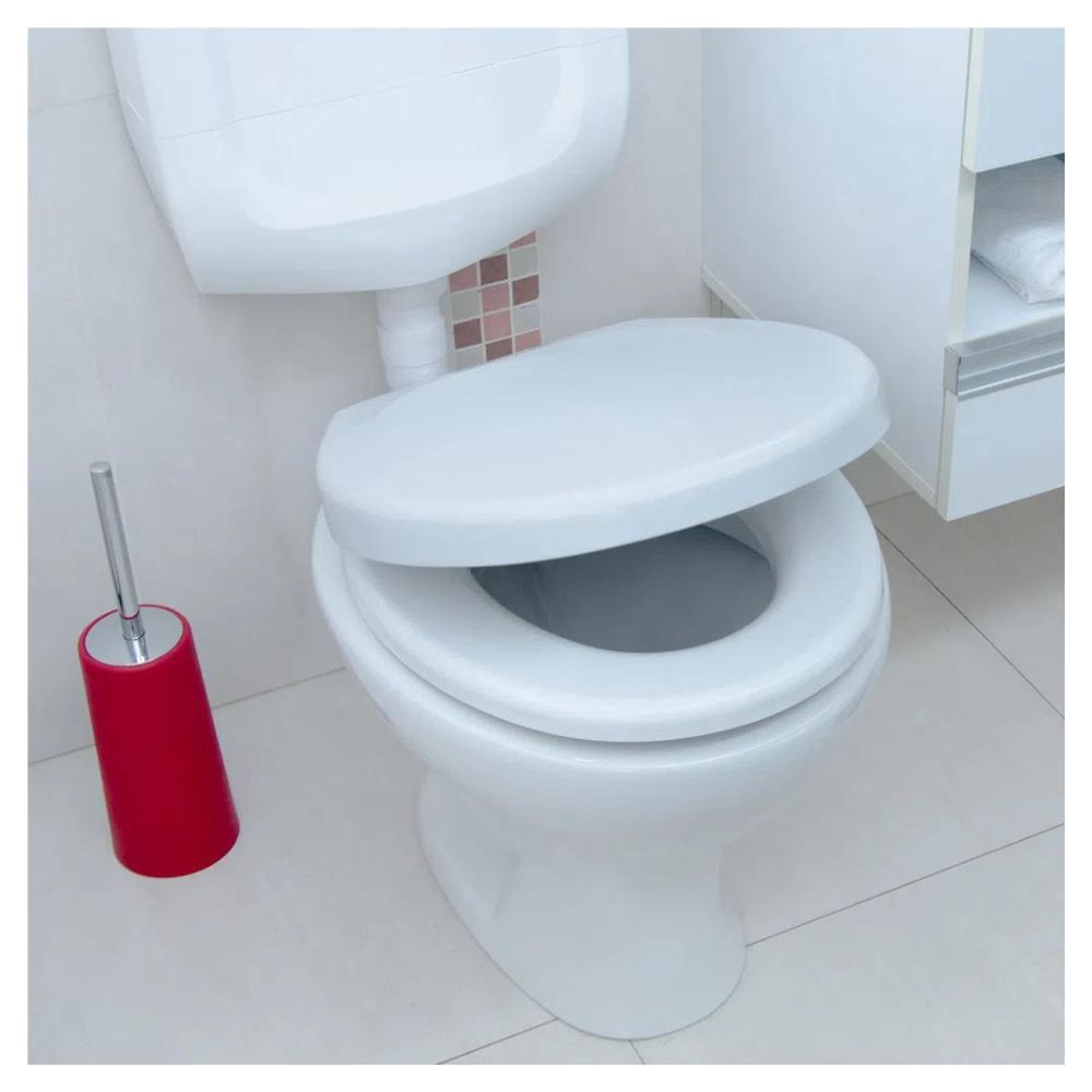 Assento Sanitário Oval Soft Close com Fechamento Suave Astra Branco
