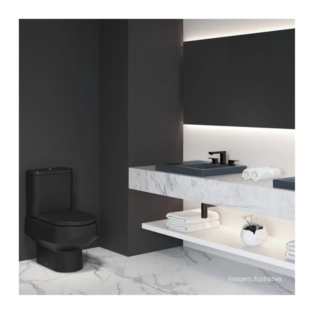Sifão para Lavatório Black Matte Deca