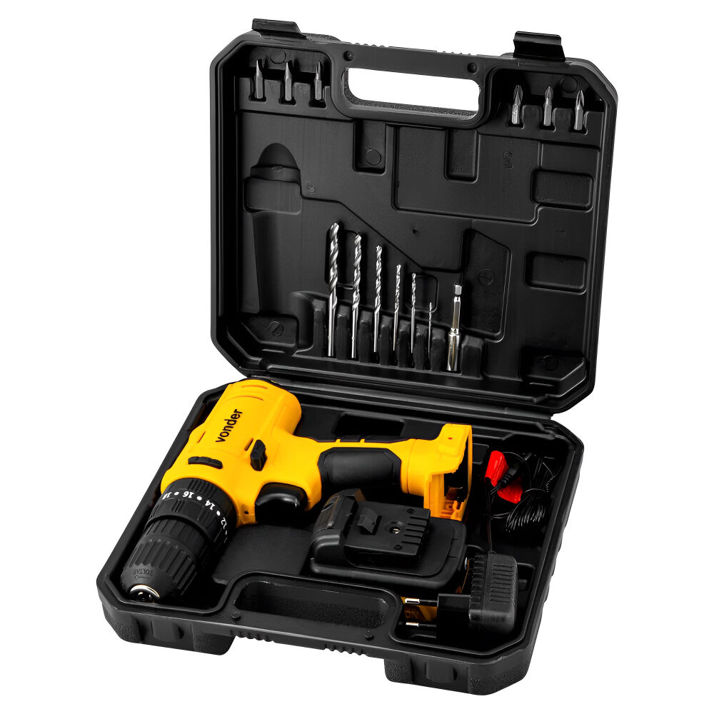 Furadeira Parafusadeira de Impacto 3/8" Bivolt PFV120I Vonder