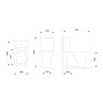 Kit Vaso Sanitário com Caixa Acoplada Debba Square Branco Roca