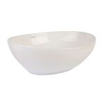 Cuba para Apoio para Banheiro Oval Artistic 40,5x33 Branco Addra