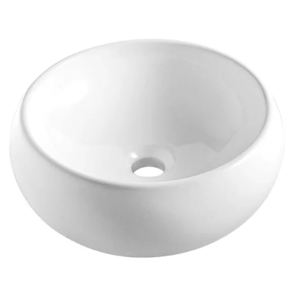 Cuba de Apoio Redonda 36cm Branca Icasa