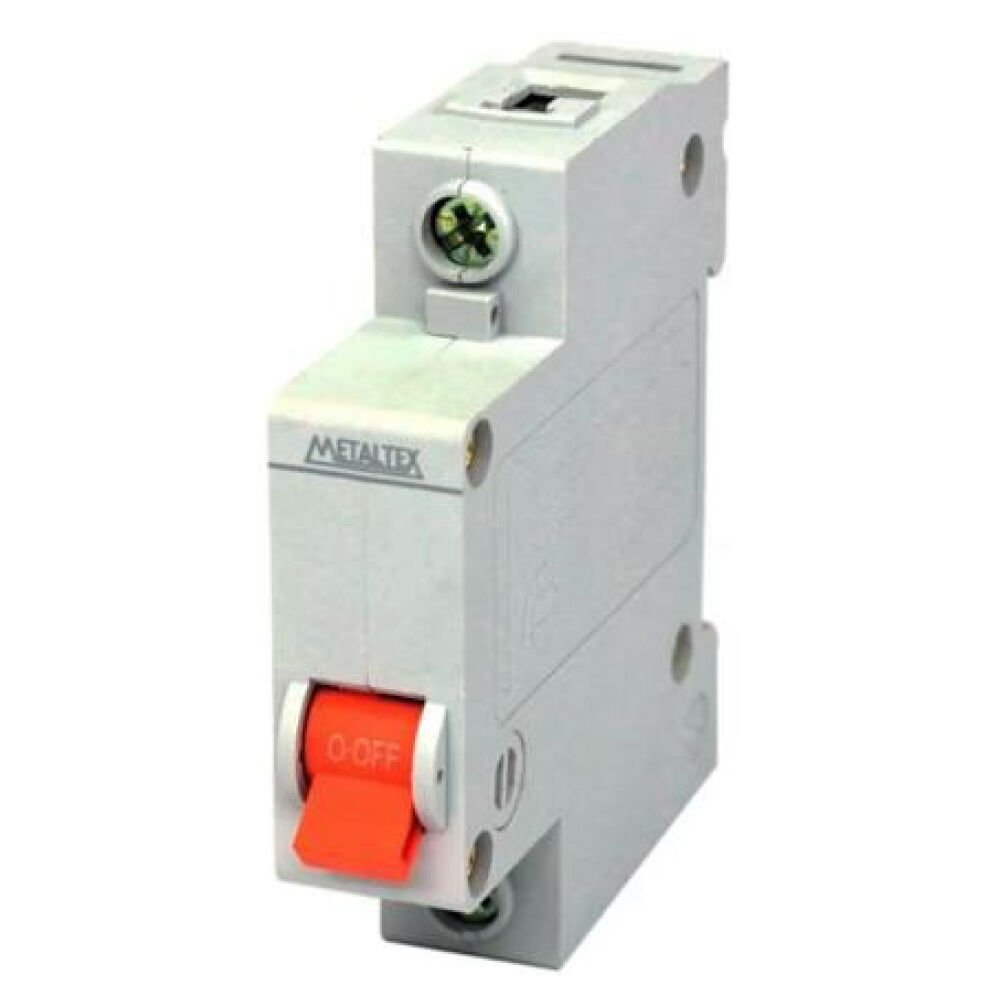Disjuntor Unipolar 63A 3KA Curva C N3-1C63 Metaltex
