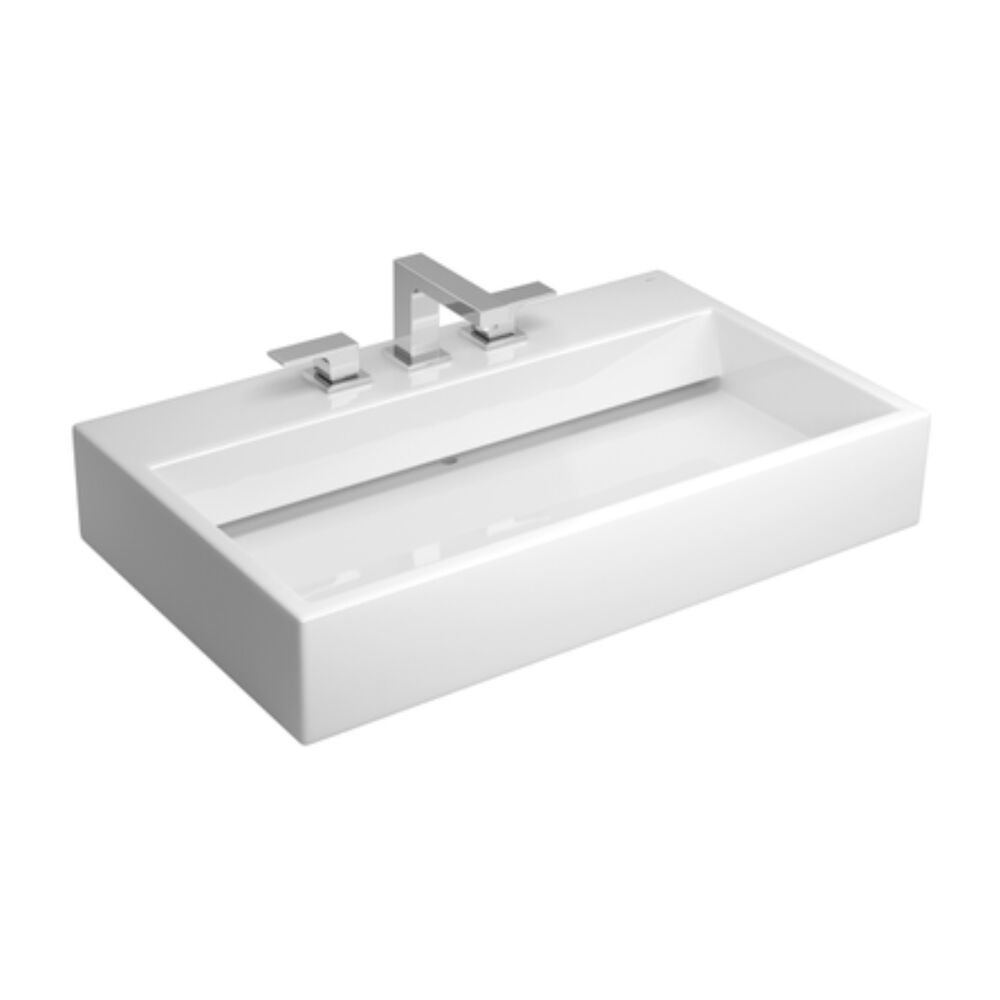 Cuba de Apoio Retangular com Mesa e Válvula Oculta Deca