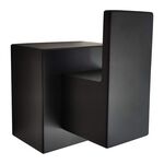 Acabamento para Registro de Gaveta/Pressão Base Deca Quadrado Preto Fosco Jiwi