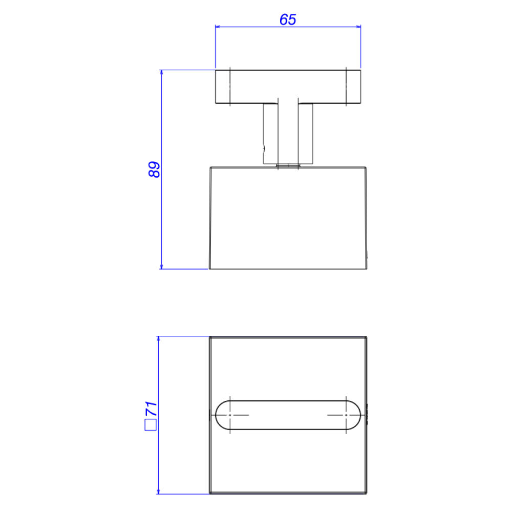 Acabamento para Registro de Gaveta de 1.1/4" e 1.1/2" Soul Cromado Deca