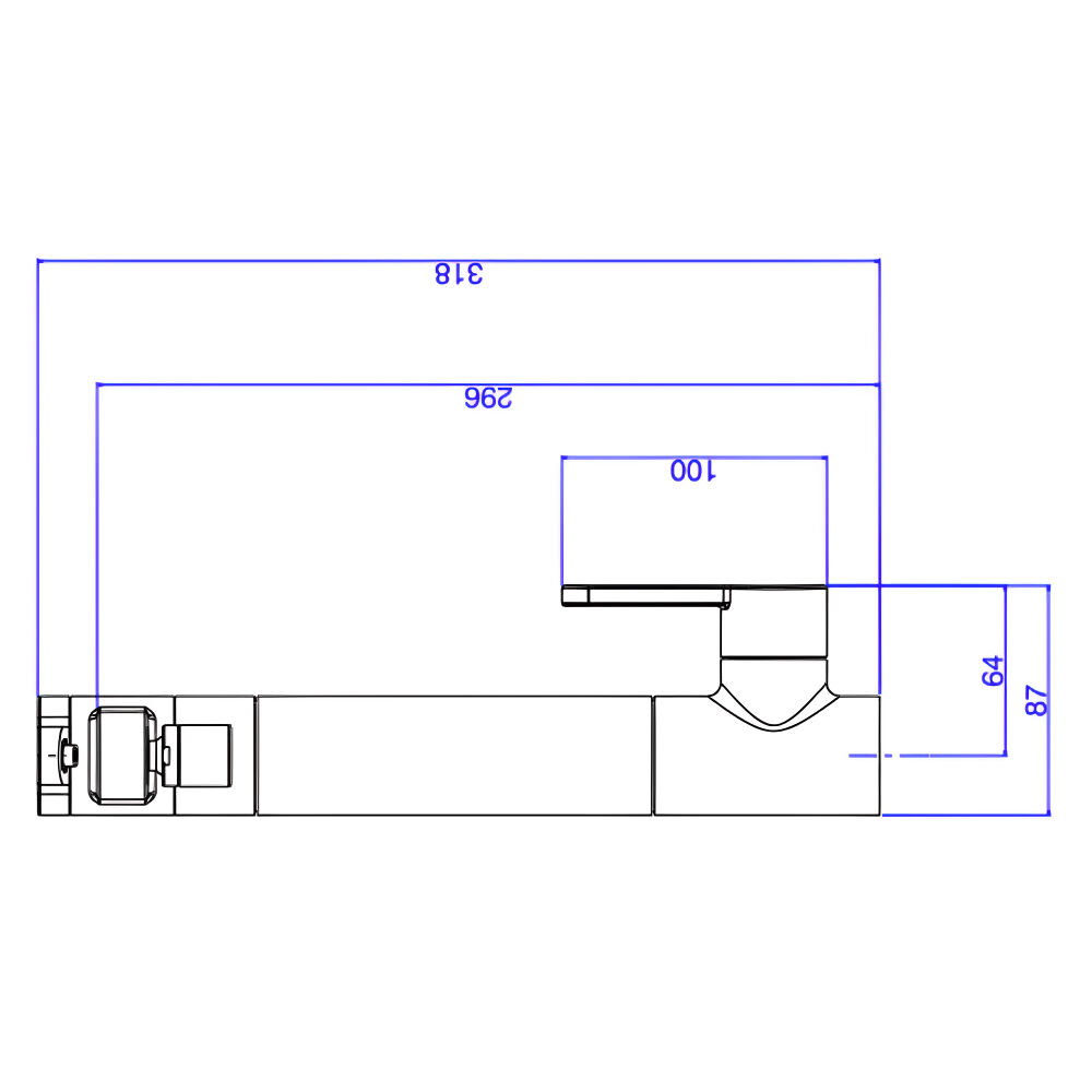 Torneira de Mesa com Filtro para Cozinha Twin Cromado Deca