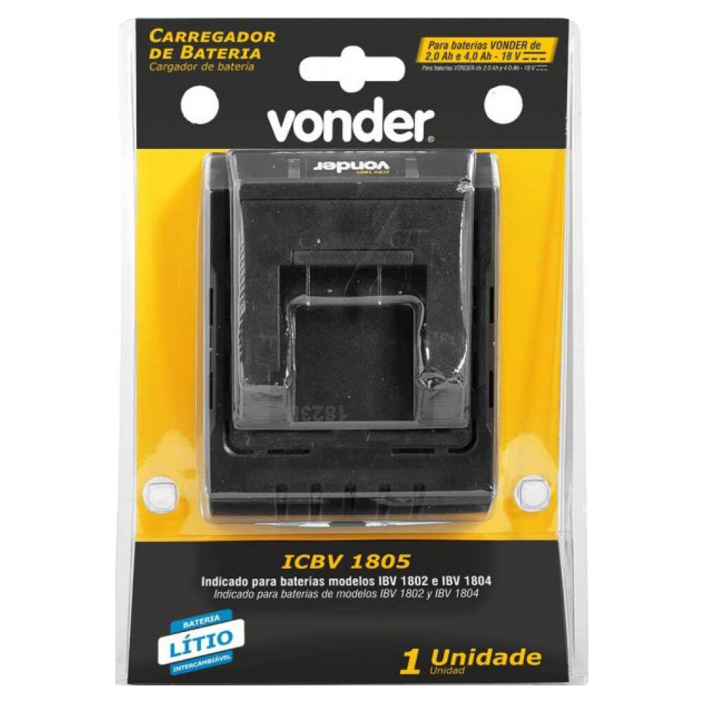 Carregador de Bateria 18V ICBV1805 Vonder