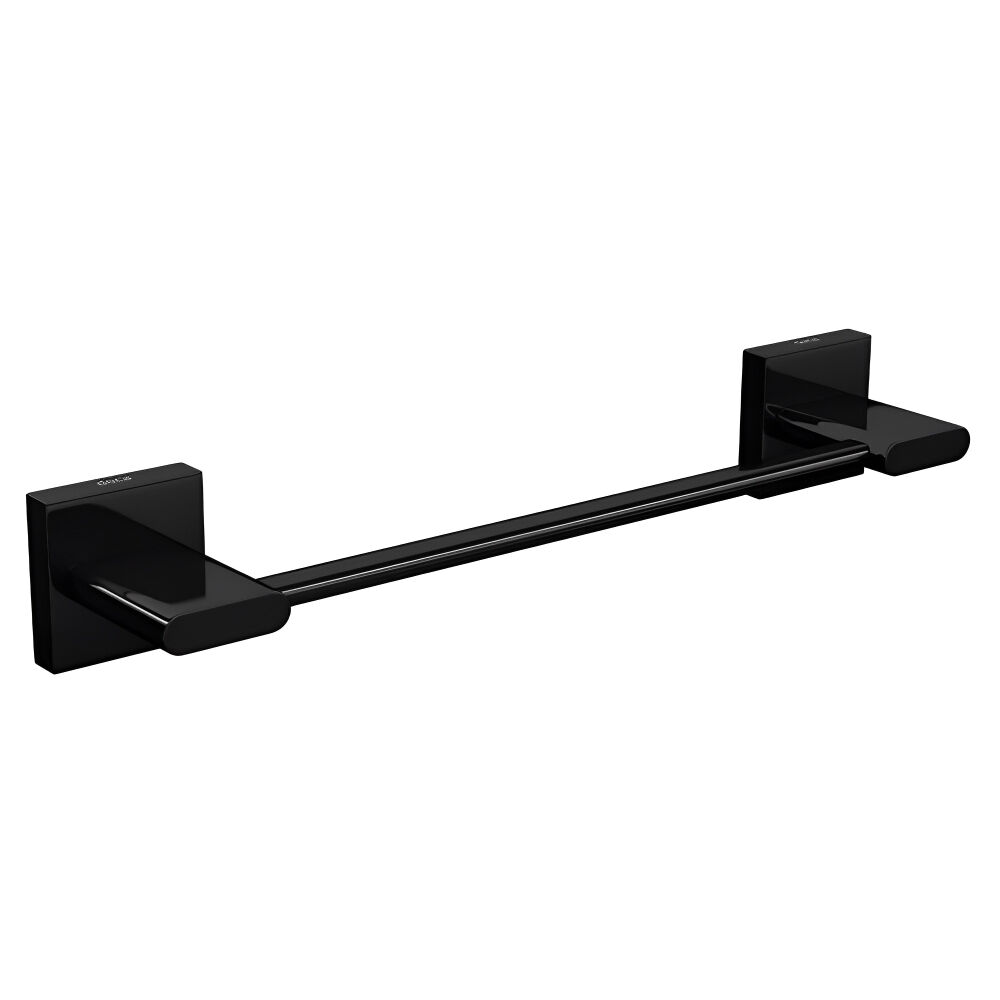 Porta Toalha Barra 20cm Polo Black Noir Deca