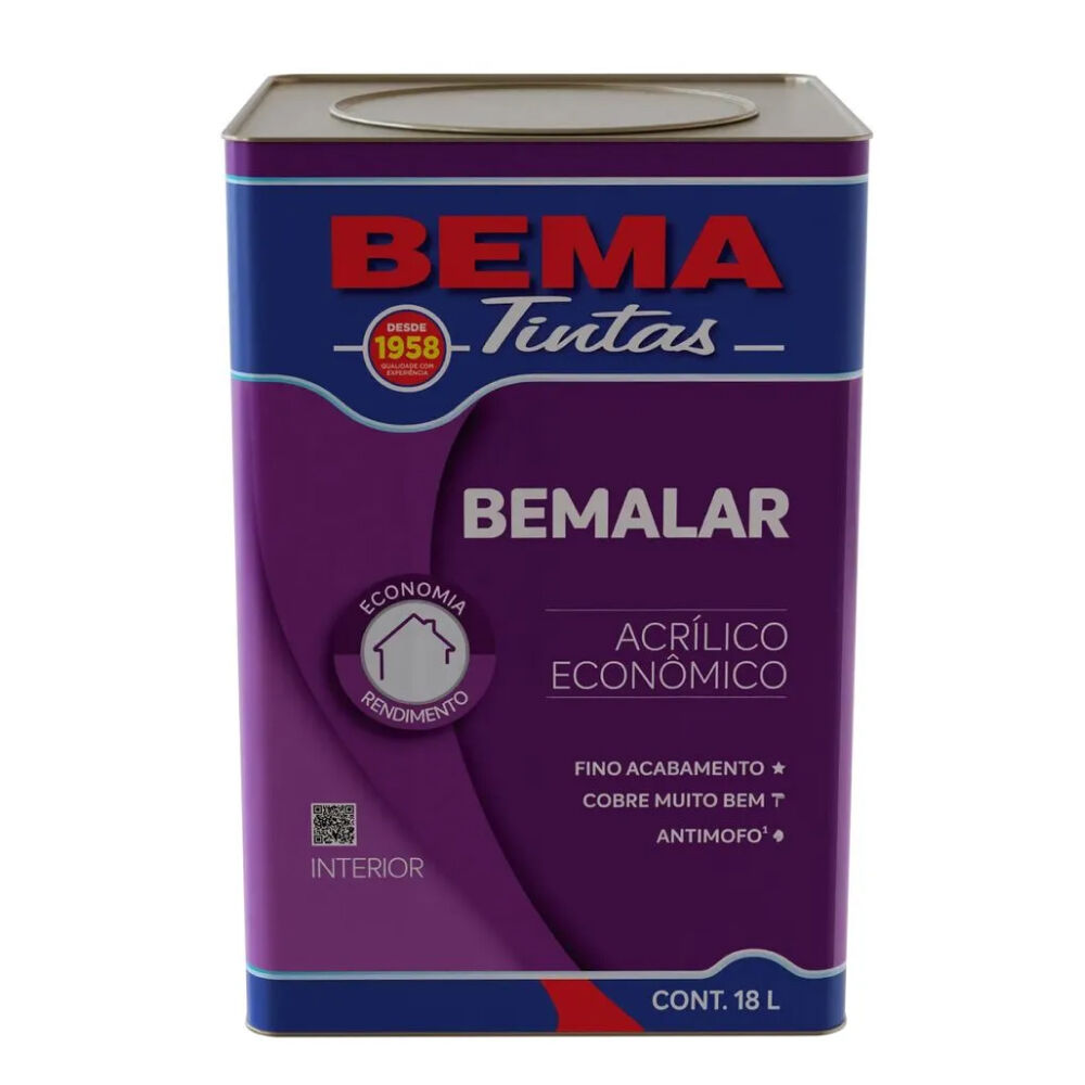 Tinta Acrílica Econômica Bemalar 18L Bema