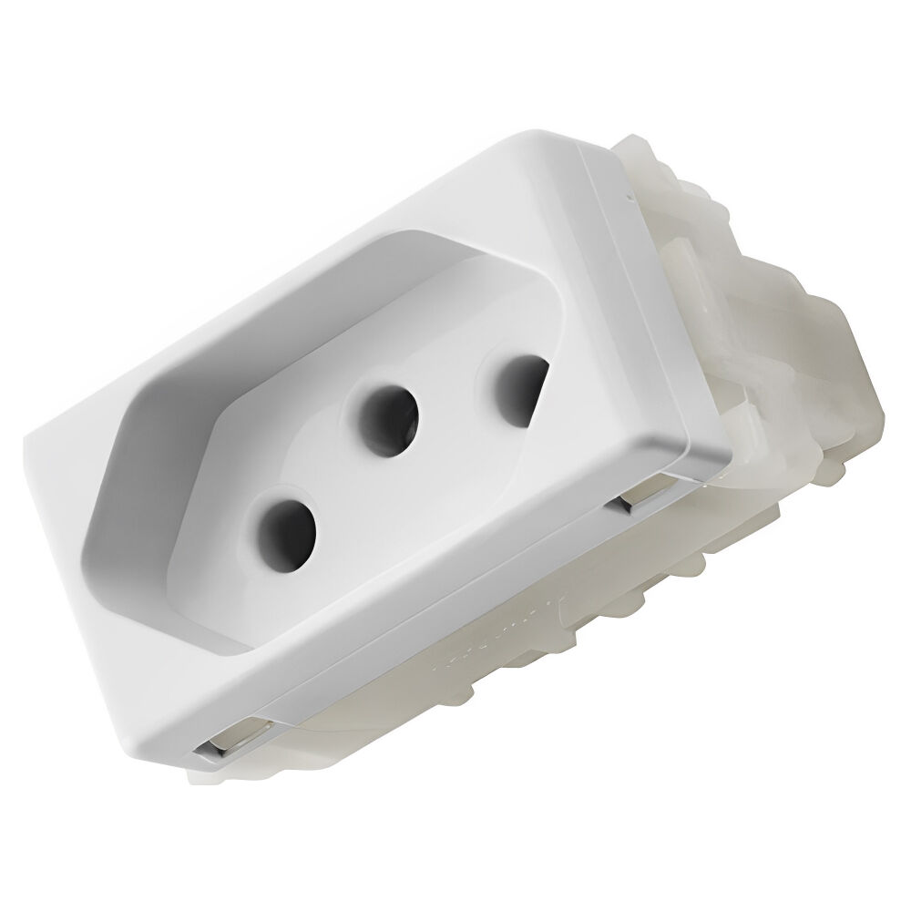 Módulo Tomada 2P+T 10A/250V Branco Tramontina