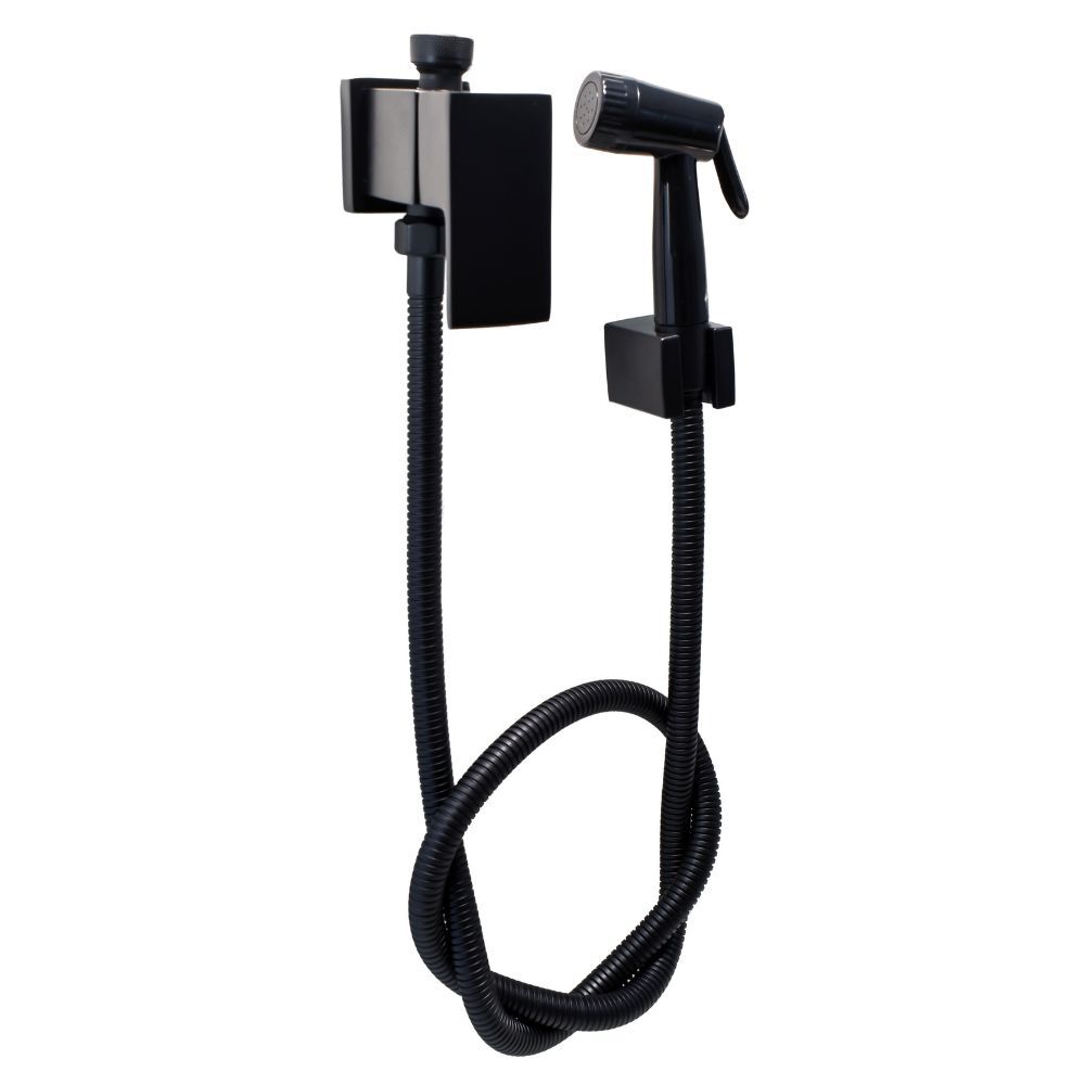 Ducha Higiênica com Derivação Color Flaunt Preto Fosco Perflex