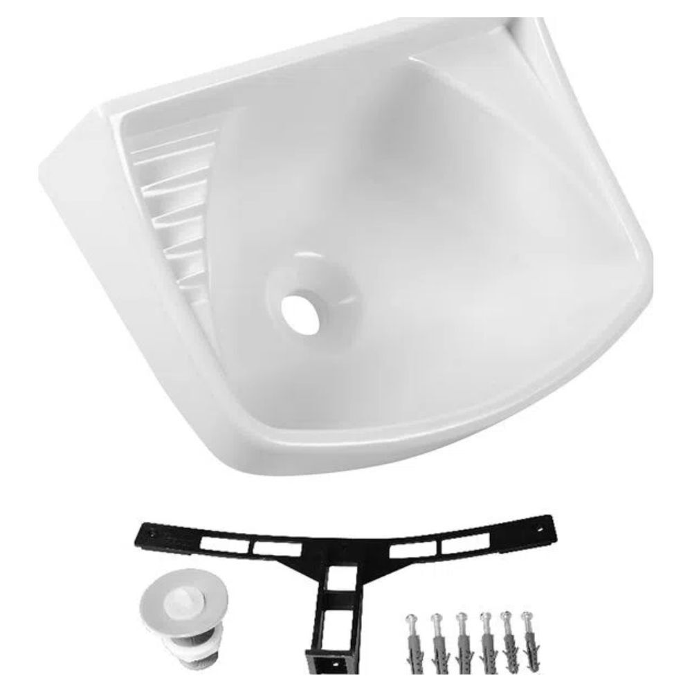 Lavatório Plástico 4,8 litros Astra Branco