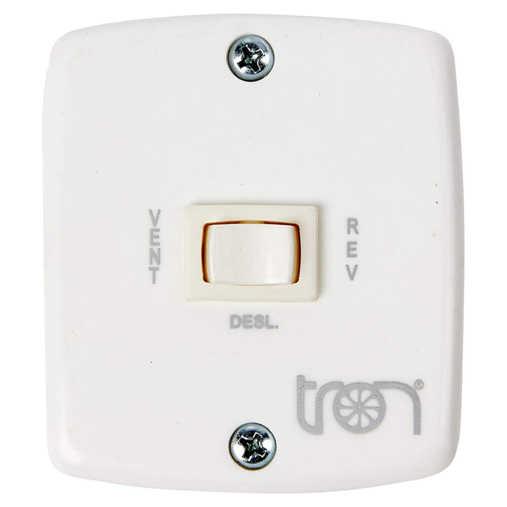 Ventilador de Teto Eco Rio 3 Pás Aço Branco Tron