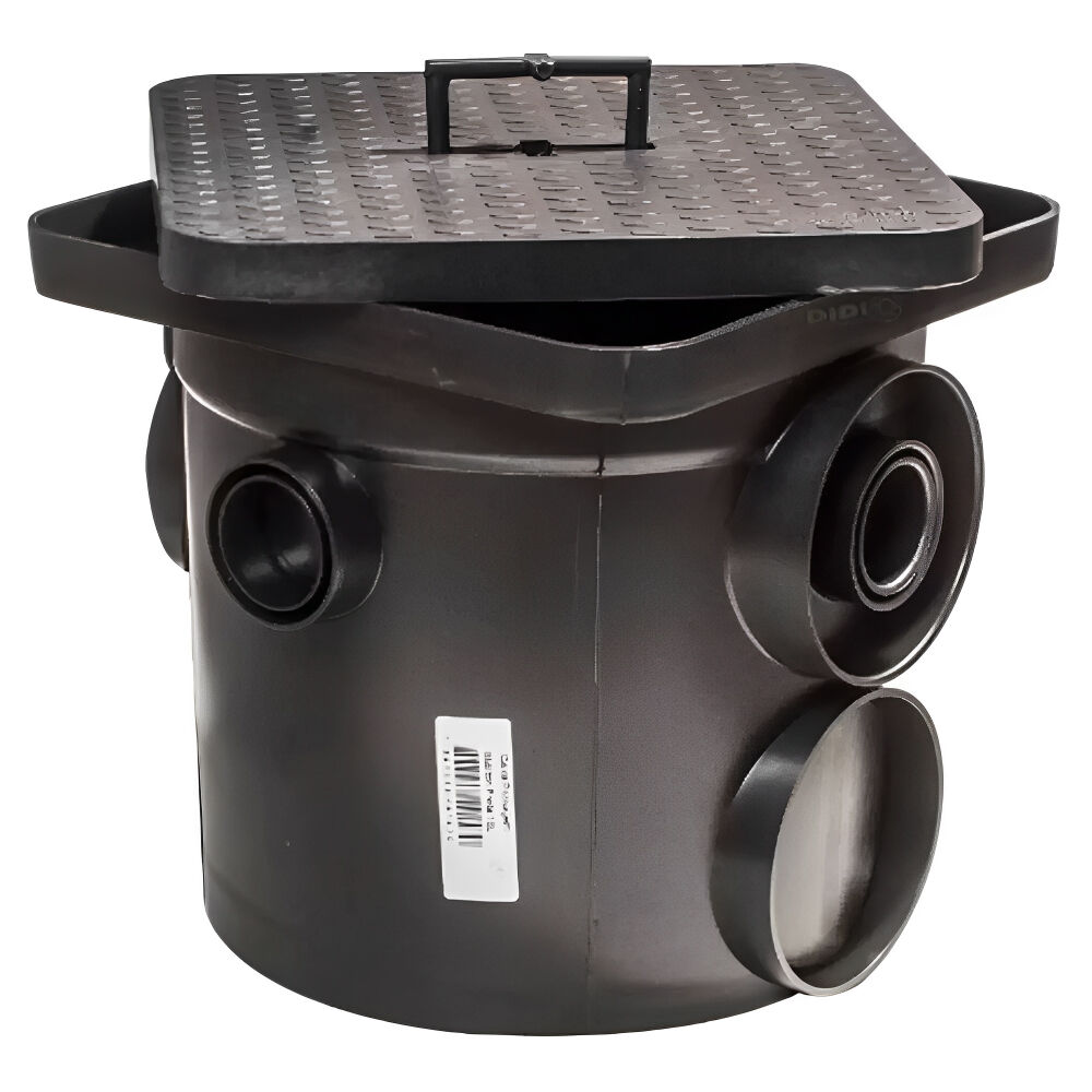 Caixa de Passagem 27x27x25cm 10L Preta Mallton