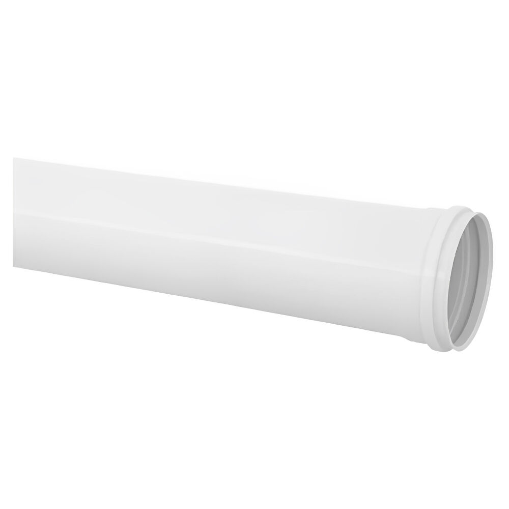 Tubo de PVC Esgoto 6m Branco Amanco