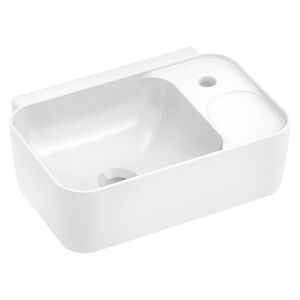 Lavatório Suspenso 40x30cm Eco Branco Celite