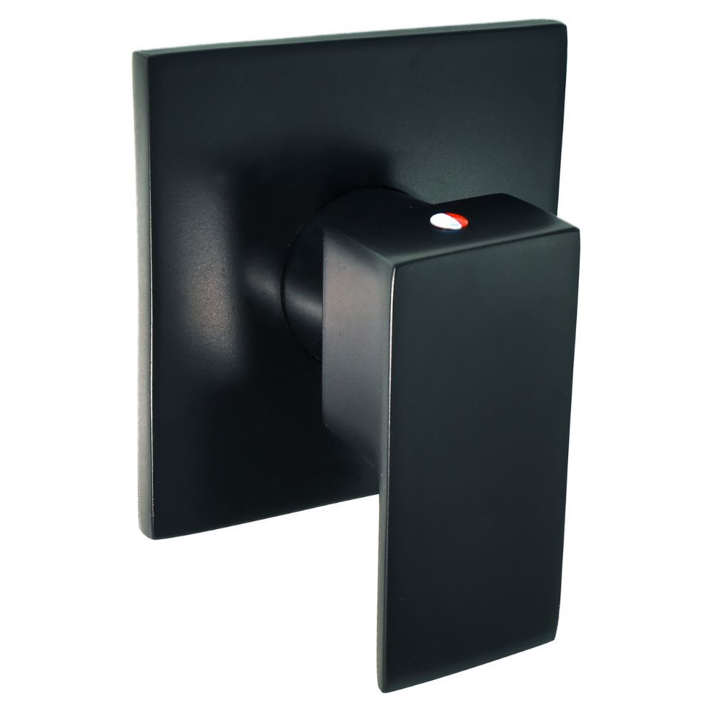 Misturador Monocomando para Chuveiro Color Flaunt Preto Fosco Perflex