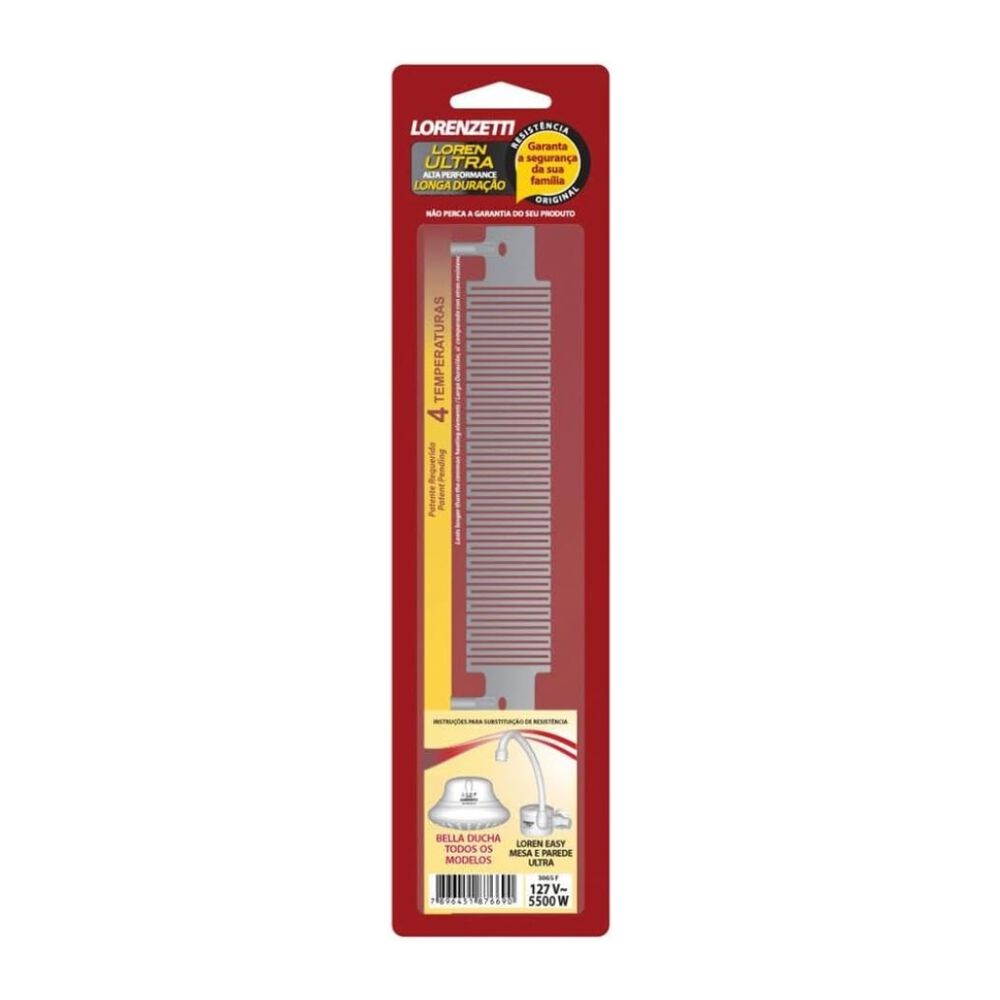 Resistência Bella Ducha 4T Ultra 5500W 110V Lorenzetti